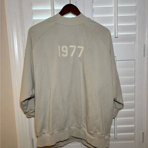 Fear of God Beige Sweater L with 1977 Print